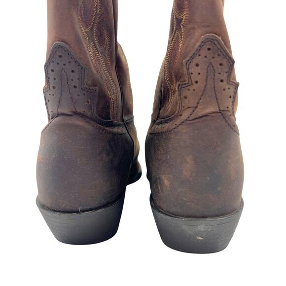 Justin Womens Sorrell Apache Stampede Western Cowgirl Leather Boots Sz 10B - Picture 11 of 16